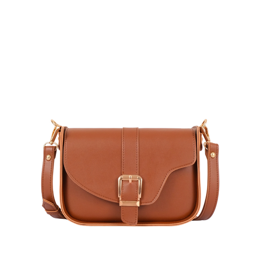Bagsique Saddle Buckle Handbag