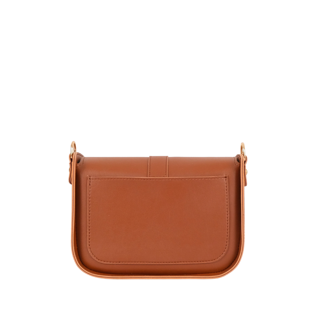 Bagsique Saddle Buckle Handbag
